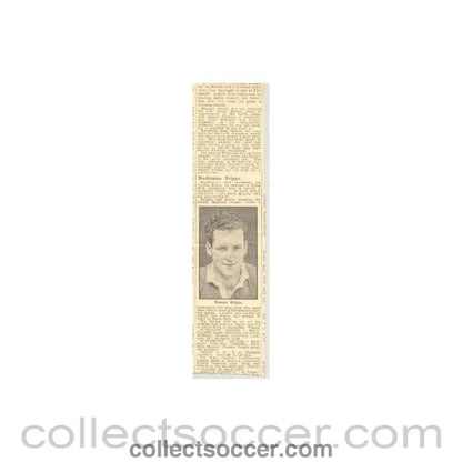 Newspaper Cutting - a short article about Tommy Briggs titled Marksman Briggs
