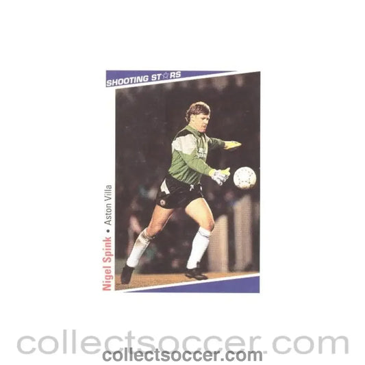 Nigel Spink Aston Villa Shooting Stars Card