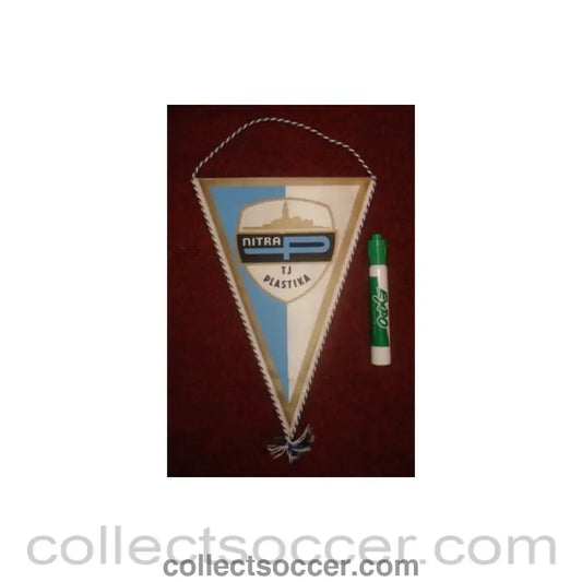 Nitra Plastika Pennant once property of the football referee Neil Midgley