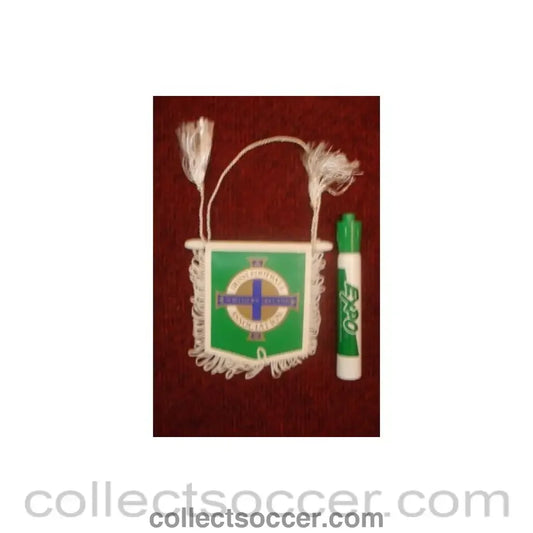 Northern Ireland Football Association Pennant once property of the football referee Neil Midgley