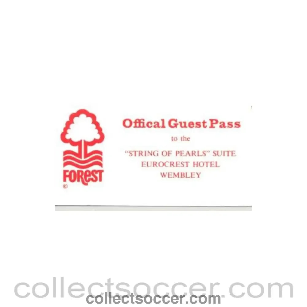 Nottingham Forest Official Guest Pass