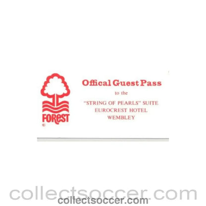 Nottingham Forest Official Guest Pass