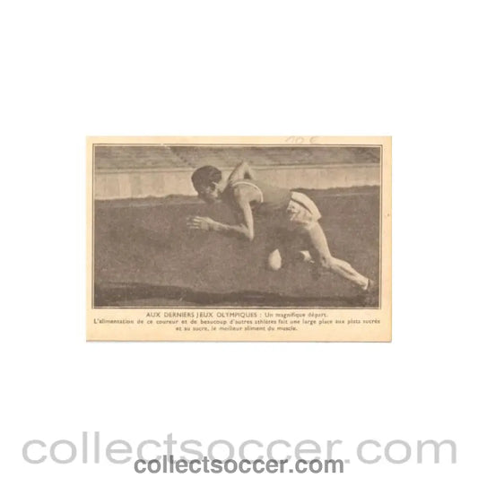 Olympic postcard in French