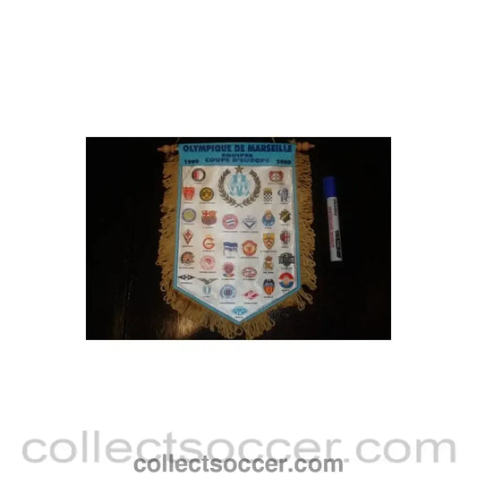 Olympique de Marseille European Cup Pennant