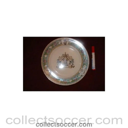 One Hundredth Football Association Challenge Cup Competition Trophy Plate - Very Rare! - Collect Soccer