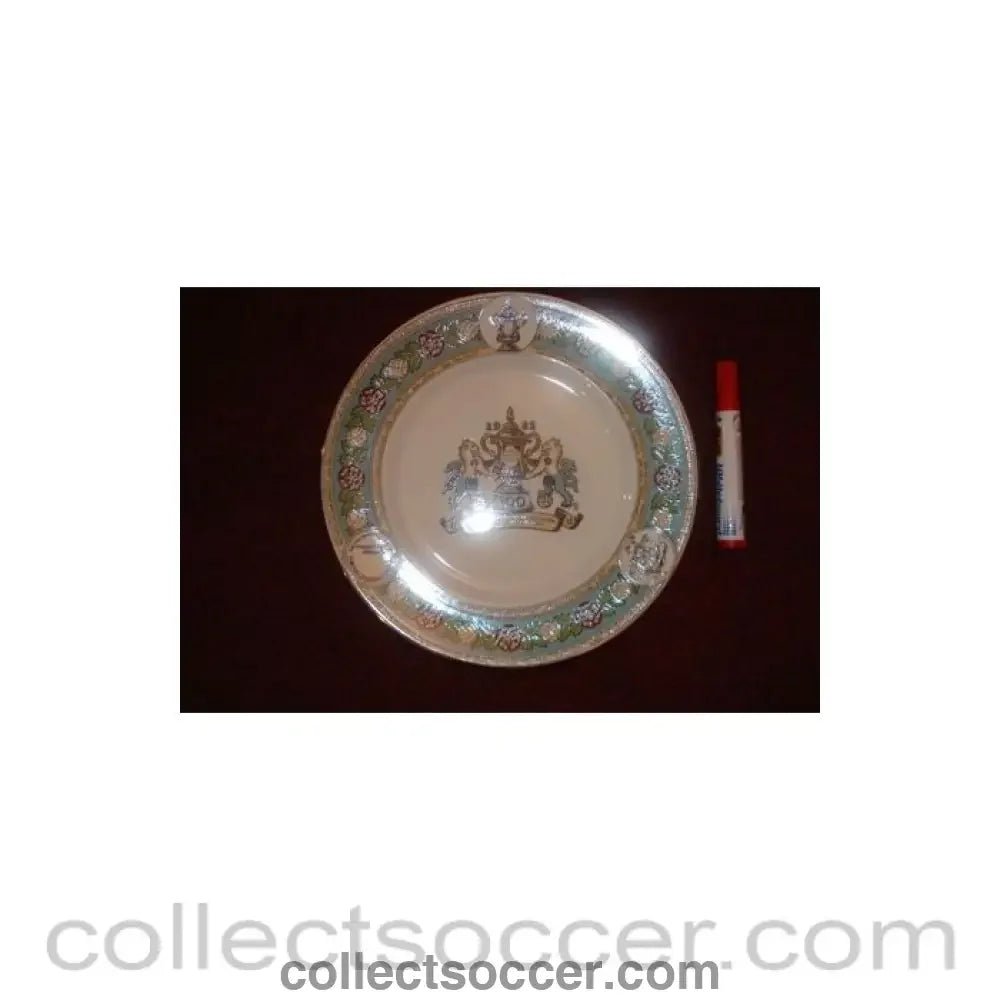 One Hundredth Football Association Challenge Cup Competition Trophy Plate - Very Rare! - Collect Soccer