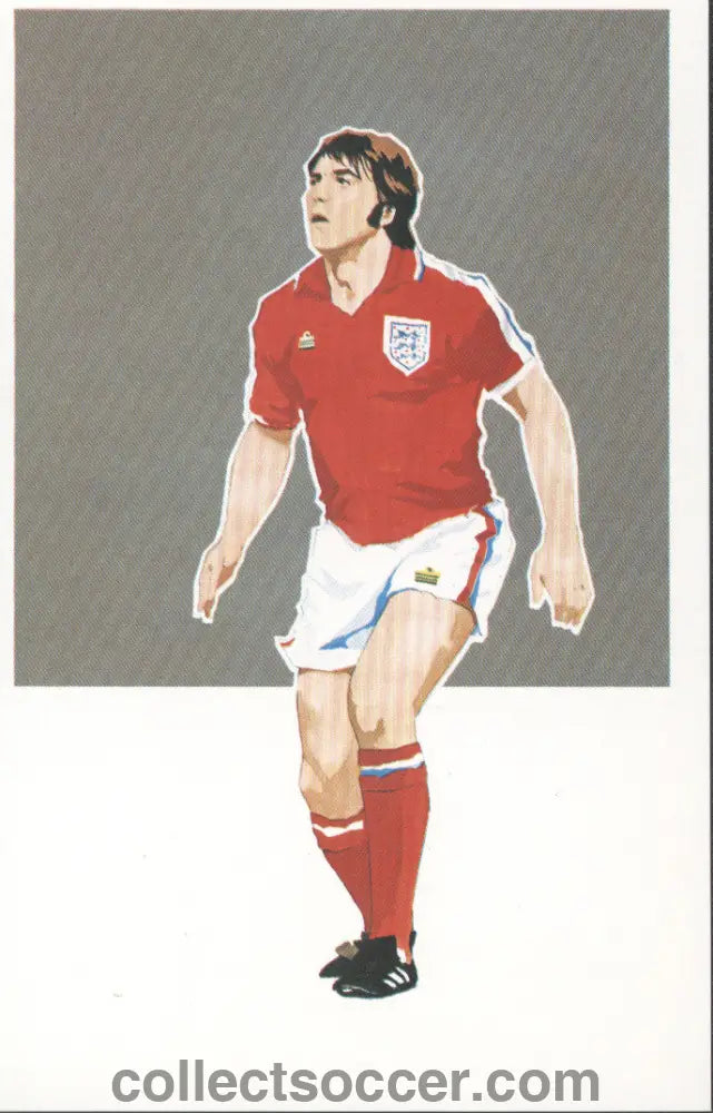 Original Sigma Card Bob Latchford England Birmingham City and Everton Darker More Usual Background in Mint Condition