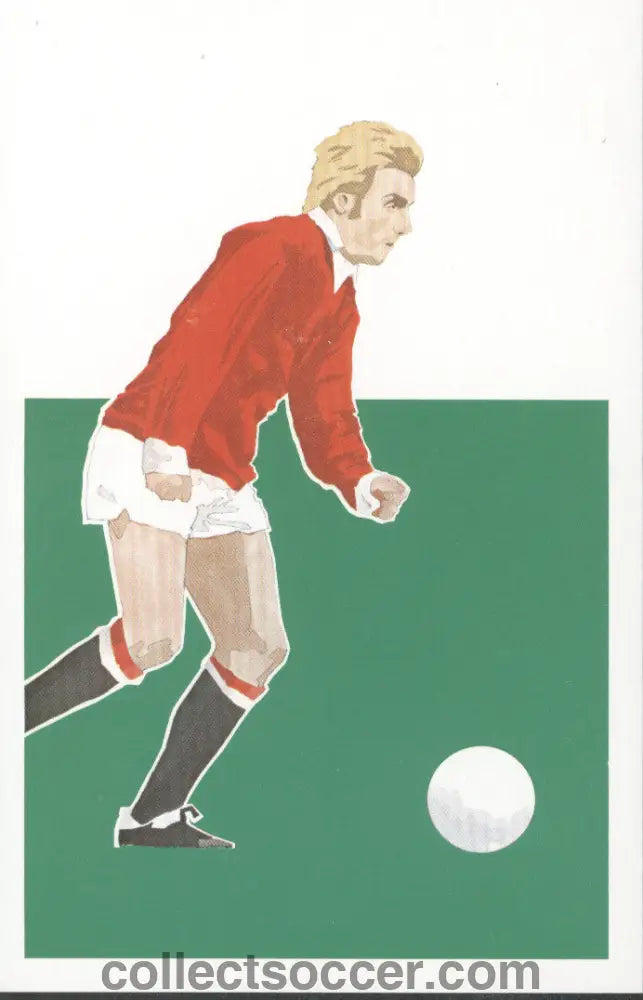 Original Sigma Card Dennis Law Manchester United in Mint Condition