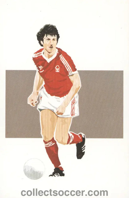 Original Sigma Card Garry Birtles Nottingham Forest Rare Gold Backround in Mint Condition