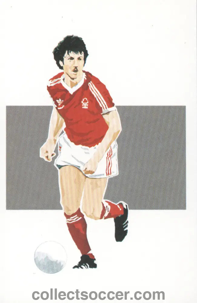 Original Sigma Card Garry Birtles Nottingham Forest Usual Grey Backround in Mint Condition