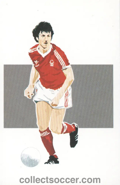 Original Sigma Card Garry Birtles Nottingham Forest Usual Grey Backround in Mint Condition