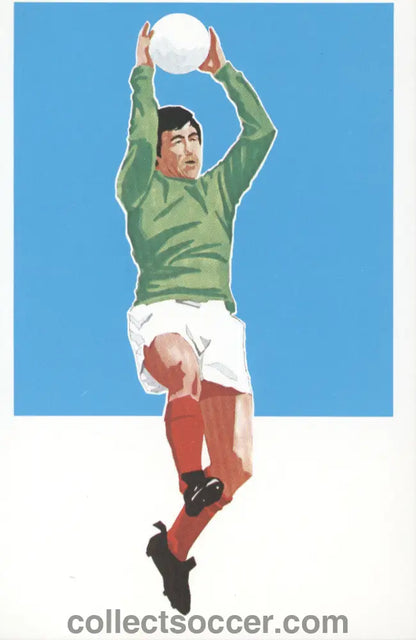 Original Sigma Card Gordon Banks of England and Stoke City in Mint Condition