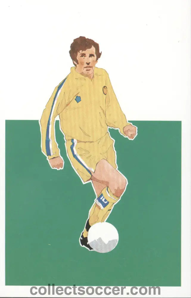 Original Sigma Card Johnny Giles Leeds United in Mint Condition