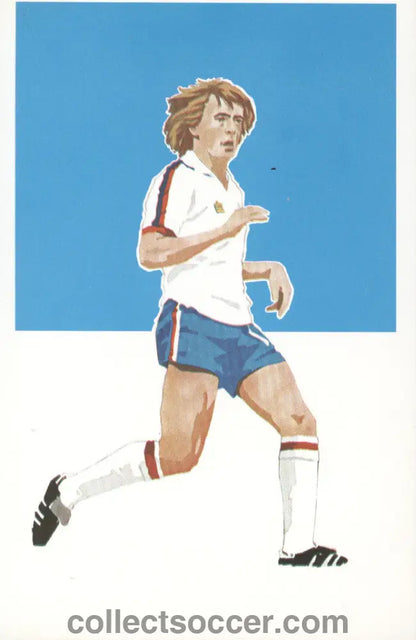 Original Sigma Card Peter Barnes England and West Bromwich Albion in Mint Condition