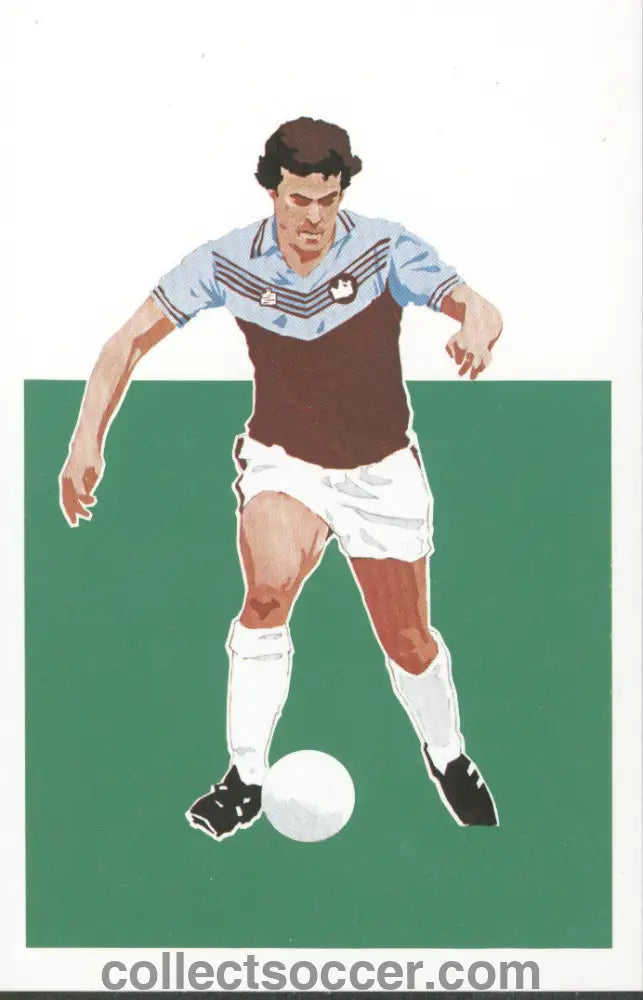 Original Sigma Card Trevor Brooking West Ham United in Mint Condition