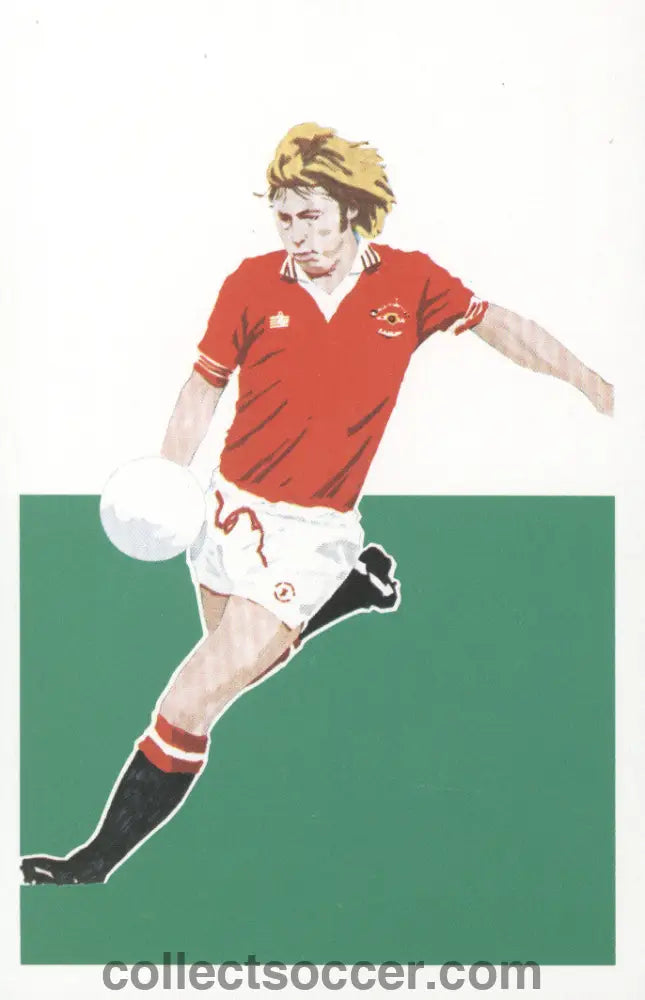 Original Sigma Sports Card Brian Greenhoff Manchester United in Mint Condition.