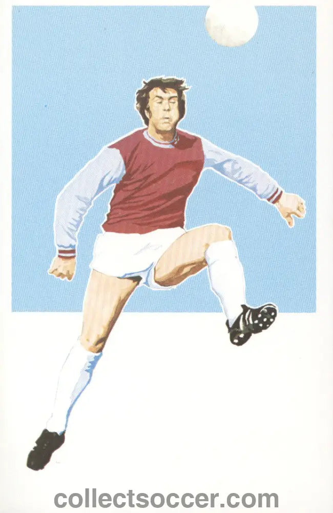 Original Sigma Sports Card Geoff Hurst West Ham United in Mint Condition