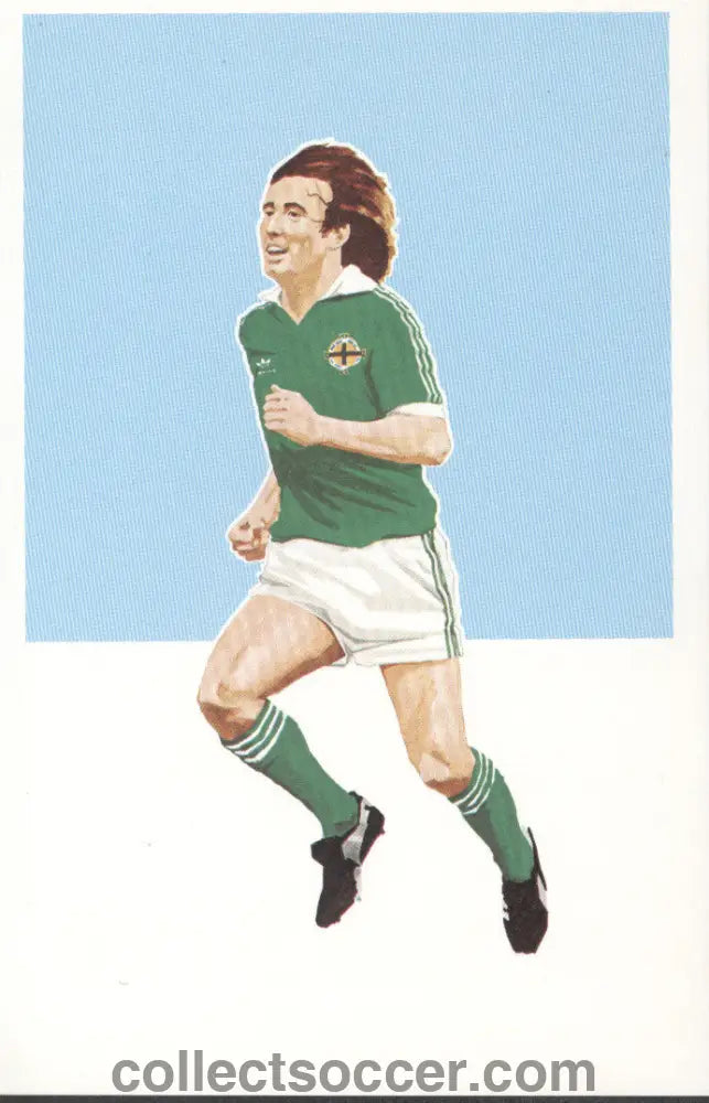 Original Sigma Sports Card Sammy McIlroy Manchester United and Northern Ireland in Mint Condition