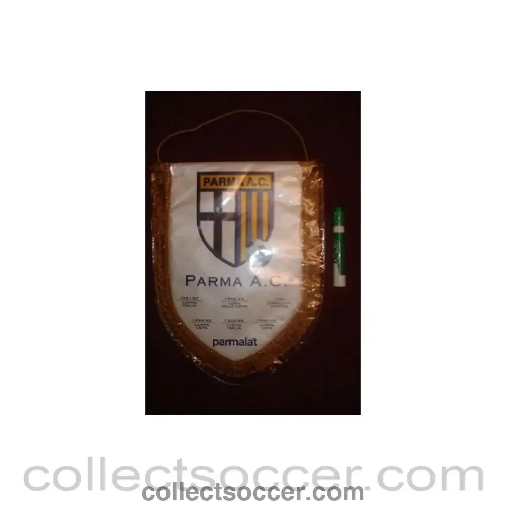 Parma F.C. large Pennant once property of the football referee Neil Midgley