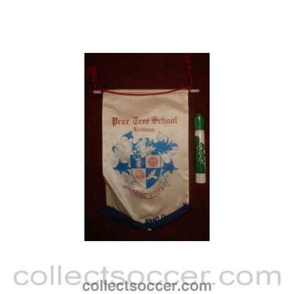 Pear Tree School Kirkham Pennant once property of the football referee Neil Midgley - Collect Soccer