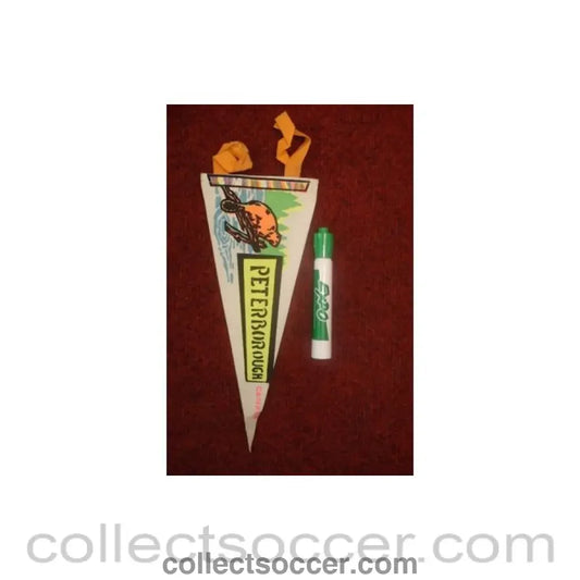 Peterborough Canada Pennant once property of the football referee Neil Midgley