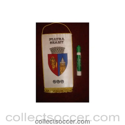 Piatra Neamt Romania middle size Pennant once property of the football referee Neil Midgley