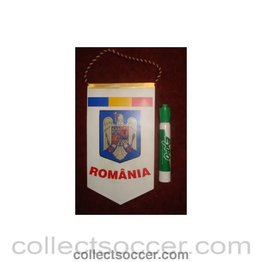 Piatra Neamt Romania small Pennant once property of the football referee Neil Midgley