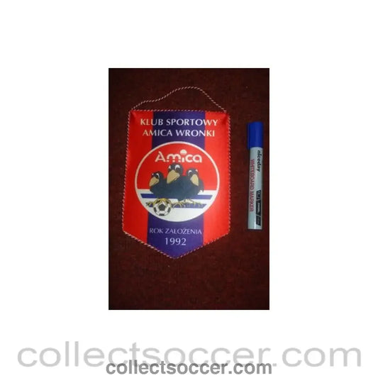 Polish Sports Club Amica Wronki small pennant