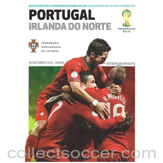 2012 Portugal v Northern Ireland Official Programme - Collect Soccer