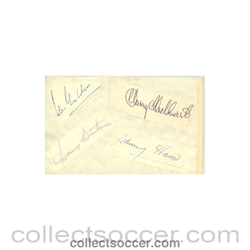 Portsmouth and Chelsea Autographs - Collect Soccer