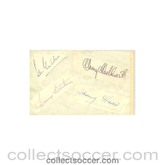 Portsmouth and Chelsea Autographs