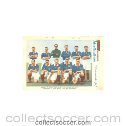 Portsmouth FC colour team photograph - Rekord Magazine