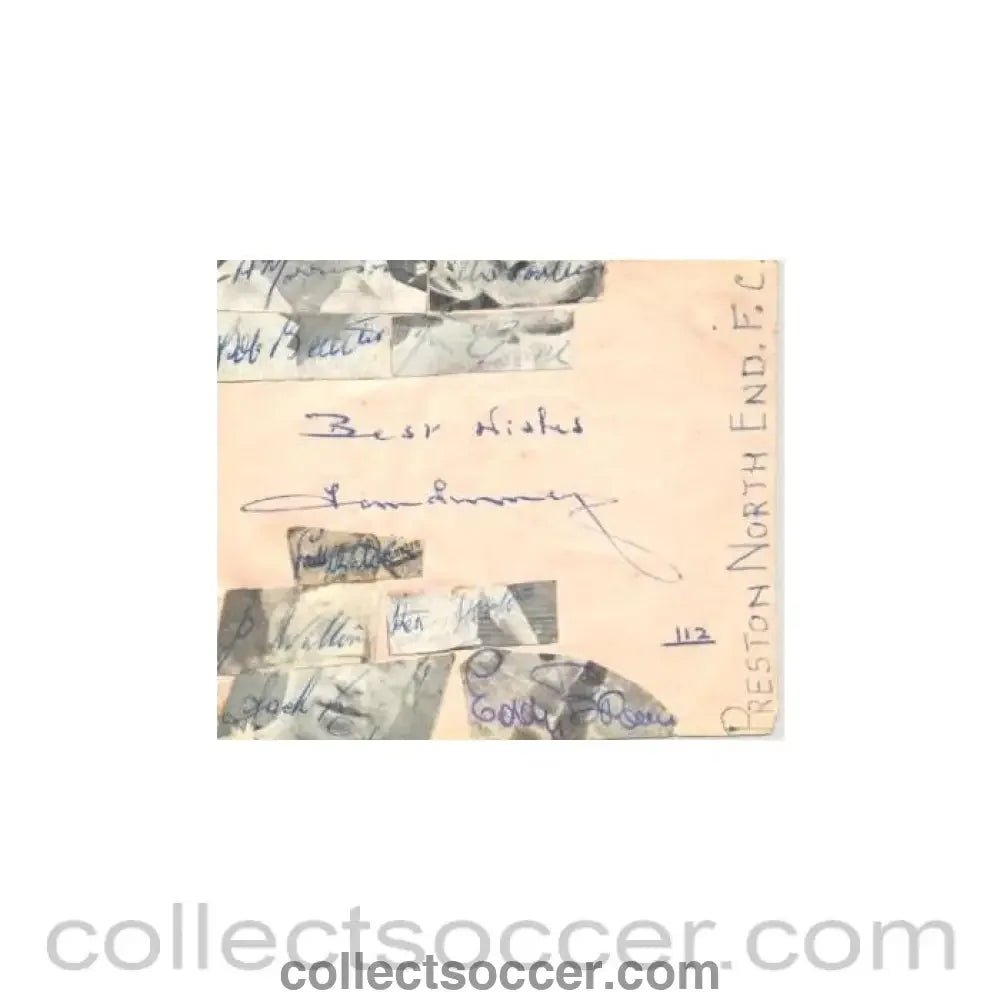 Preston North End signatures of footballers