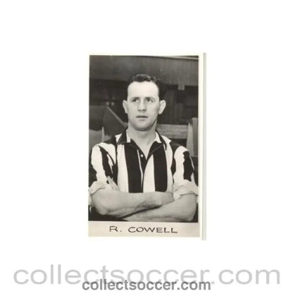 R. Cowell of Newcastle United postcard - Collect Soccer