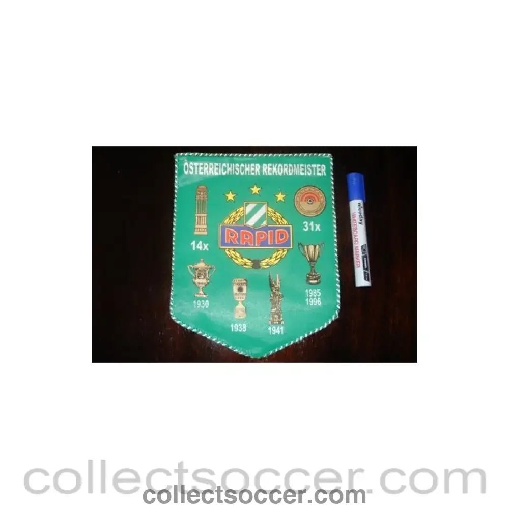 Rapid, Vienna, Austria Pennant - Collect Soccer