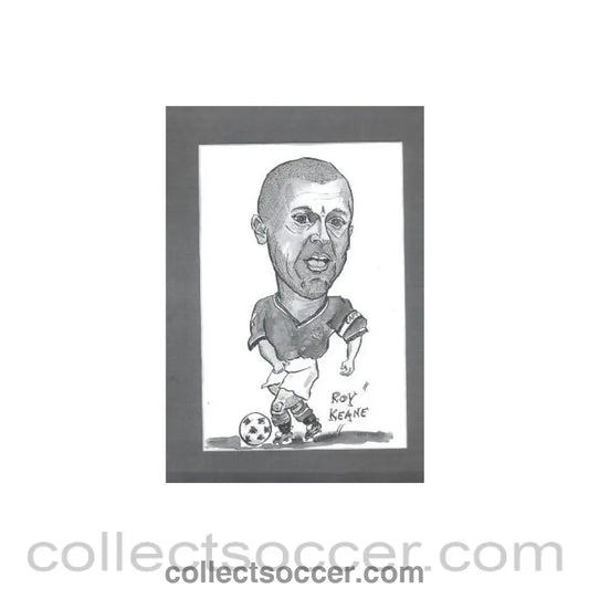Roy Keane Caricature - Collect Soccer