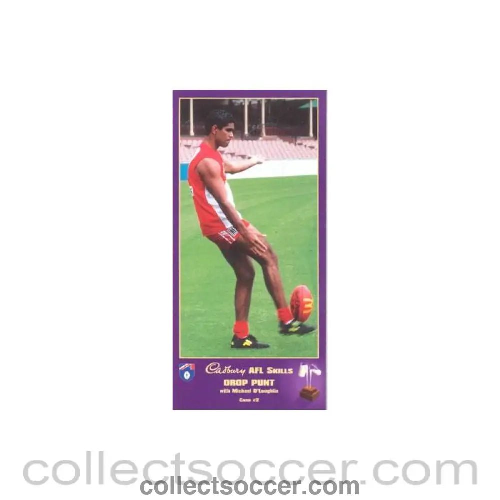 Rugby - Drop Punt with Michael O'Loughlin card - Collect Soccer