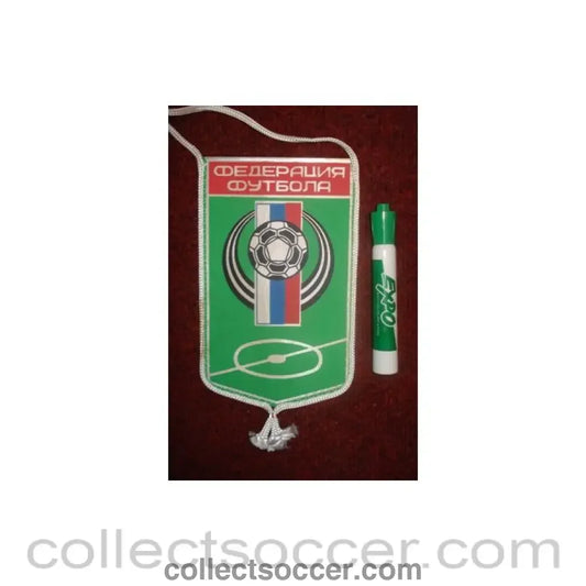 Russian Football Federation Pennant once property of the football referee Neil Midgley