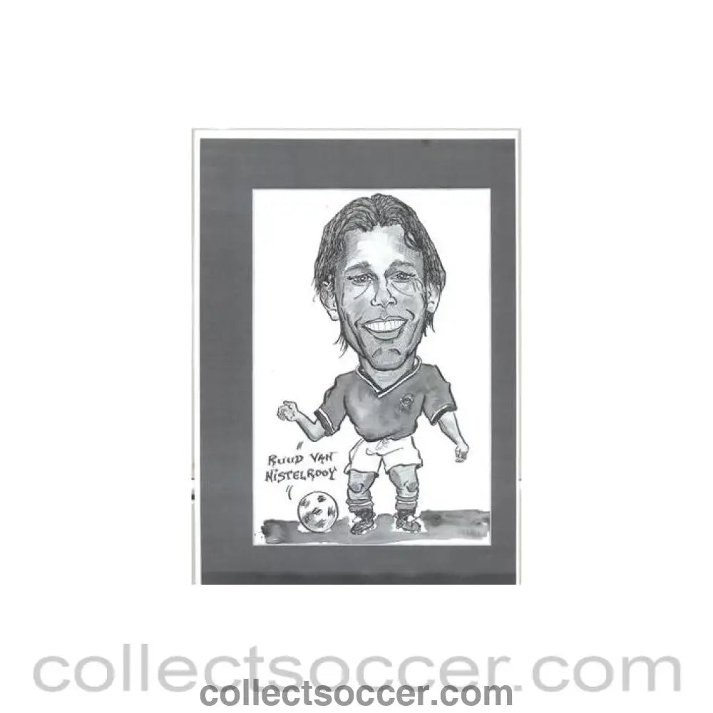 Ruud van Nistel Rooy Caricature - Collect Soccer