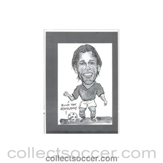 Ruud van Nistel Rooy Caricature - Collect Soccer