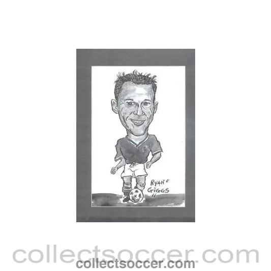 Ryan Giggs Caricature - Collect Soccer