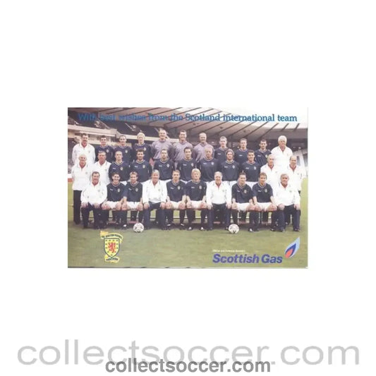 Scotland International Team colour postcard