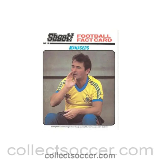 Shoot! produced card titeled Managers