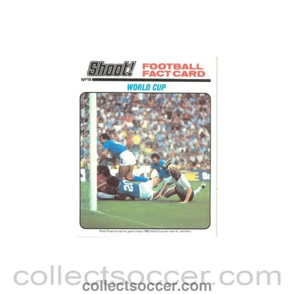 Shoot! produced card titeled World Cup - Collect Soccer