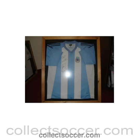Signed Framed Football Shirt Match Worn