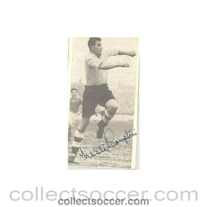 Signed Newspaper Cutting Photograph of an unknown footballer