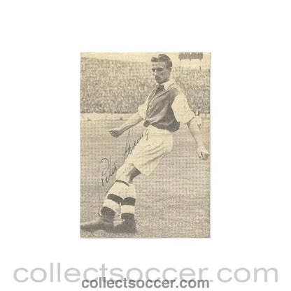 Signed Newspaper Cutting Photograph of an unknown footballer