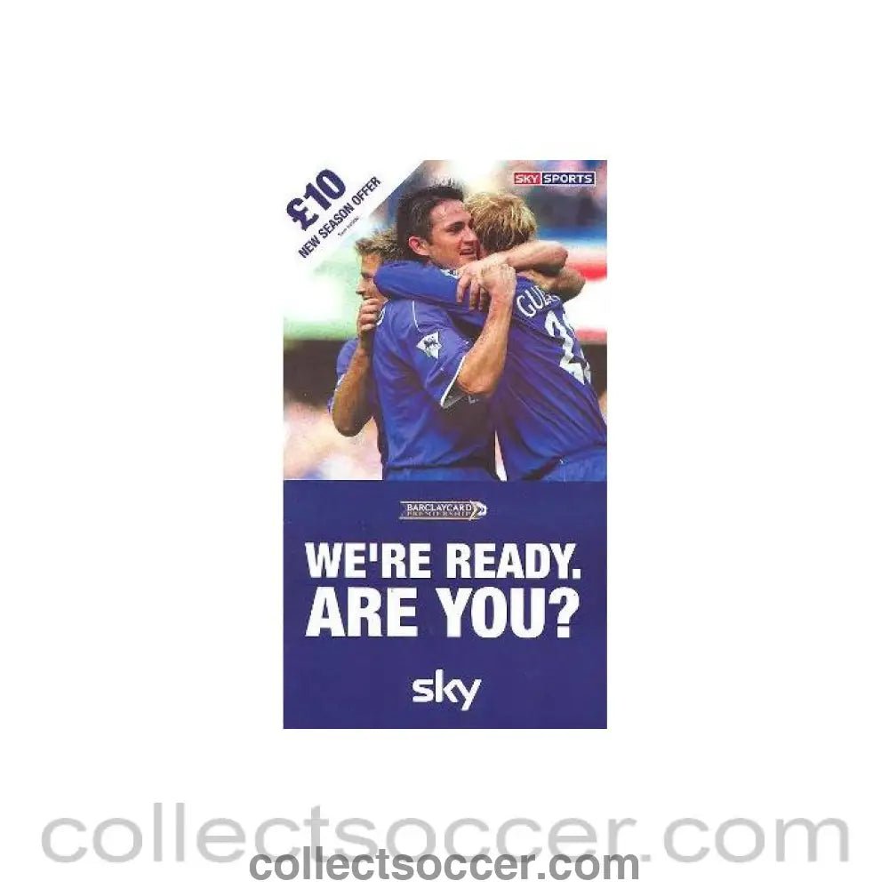 Sky Sports offer leaflet - Collect Soccer
