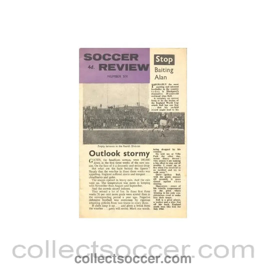 Soccer Review magazine No: 6