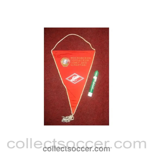 Spartak Moscow USSR Pennant once property of the football referee Neil Midgley